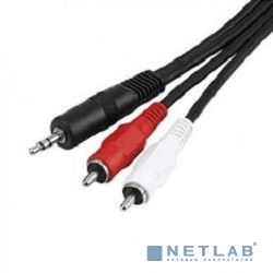 5bites AC35J2R-015M Кабель 3.5 Jack/M - 2*RCA/M,  1.5м, стерео