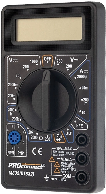 Proconnect (13-3012) Портативный мультиметр M832(DT832)