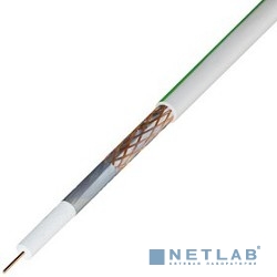 Rexant (01-2431) Кабель коаксиальный SAT 703 B, Cu/Al/Cu, 75%, 75Ом, 100м, INDOOR, белый