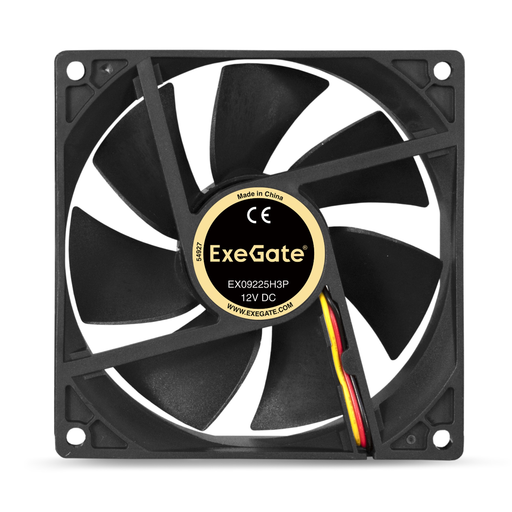 Exegate EX253950RUS Вентилятор ExeGate Mirage-H 92x92x25 гидродинамический подшипник, 1800 RPM, 22dB, 3pin