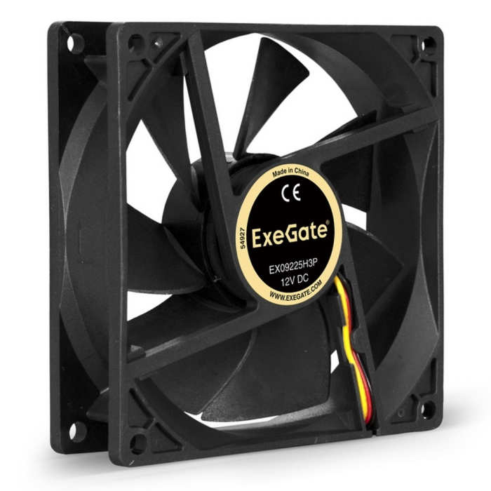 Exegate EX253950RUS Вентилятор ExeGate Mirage-H 92x92x25 гидродинамический подшипник, 1800 RPM, 22dB, 3pin