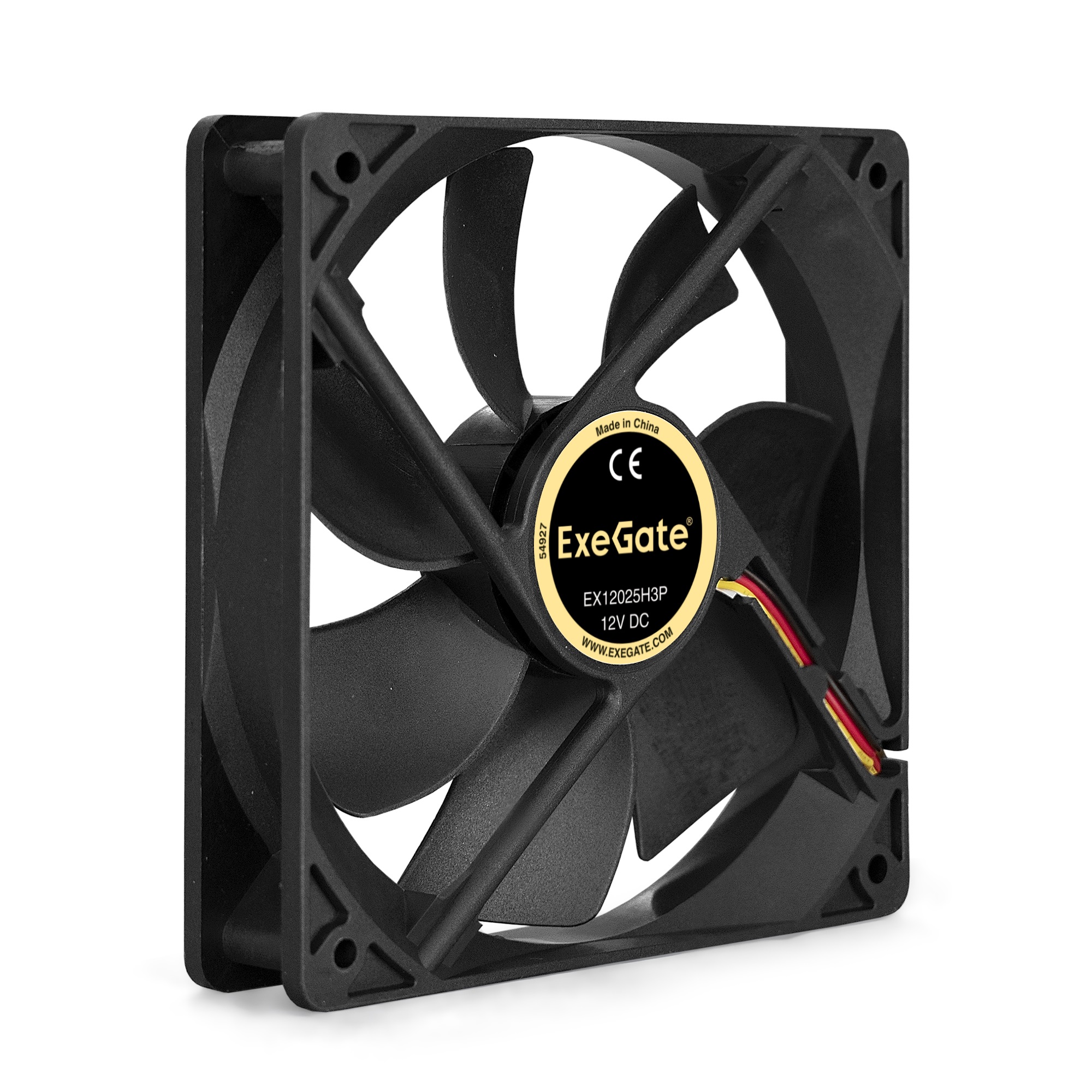 Exegate EX253951RUS Вентилятор ExeGate Mirage-H 120x120x25 гидродинамический подшипник, 1200RPM, 23dB, 3pin