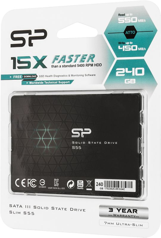 Твердотельный накопитель  SP240GBSS3S55S25