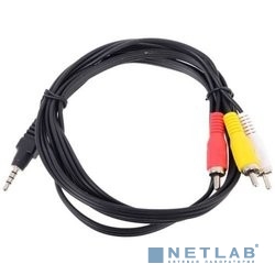 VCOM CV213-1.5M Кабель соединительный 3.5 Jack (M)/3 RCA (M)
