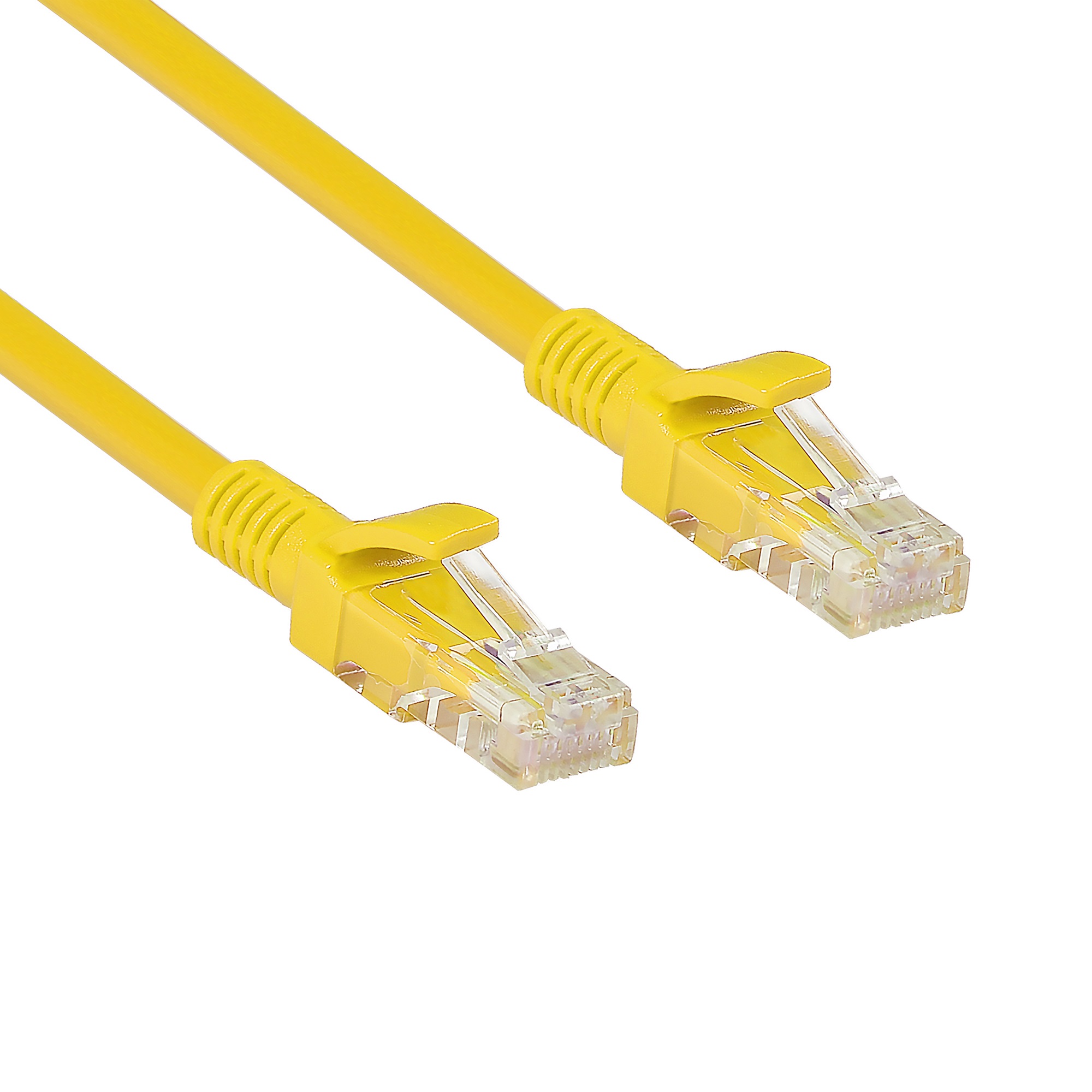 Exegate EX258664RUS Патч-корд UTP-RJ45-RJ45-5e-0,3M-YL, UTP, cat.5e, 0.3м, желтый