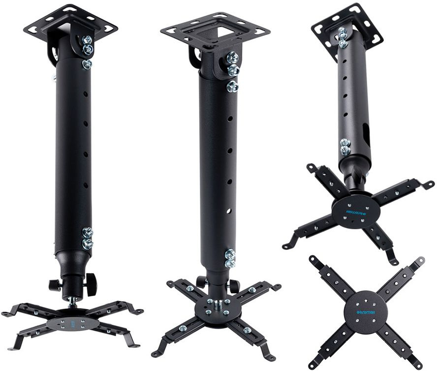 Kromax PROJECTOR-100 grey, Кр. стал. пот. для проек. max 20 кг, 3 ст св., нак. 30°, пов. 360°, от пот. 470-670 мм. Kromax PROJECTOR-100 grey, Кр. стал. пот. для проек. max 20 кг, 3 ст св., нак. 30°, пов. 360°, от пот. 470-670 мм.