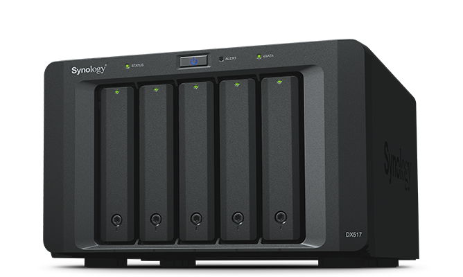 Synology DX517 Модуль расширения 5xHDD Hot Plug SATA(3,5&quot; or 2,5&quot;), eSATA, для DS1517+, DS1817+