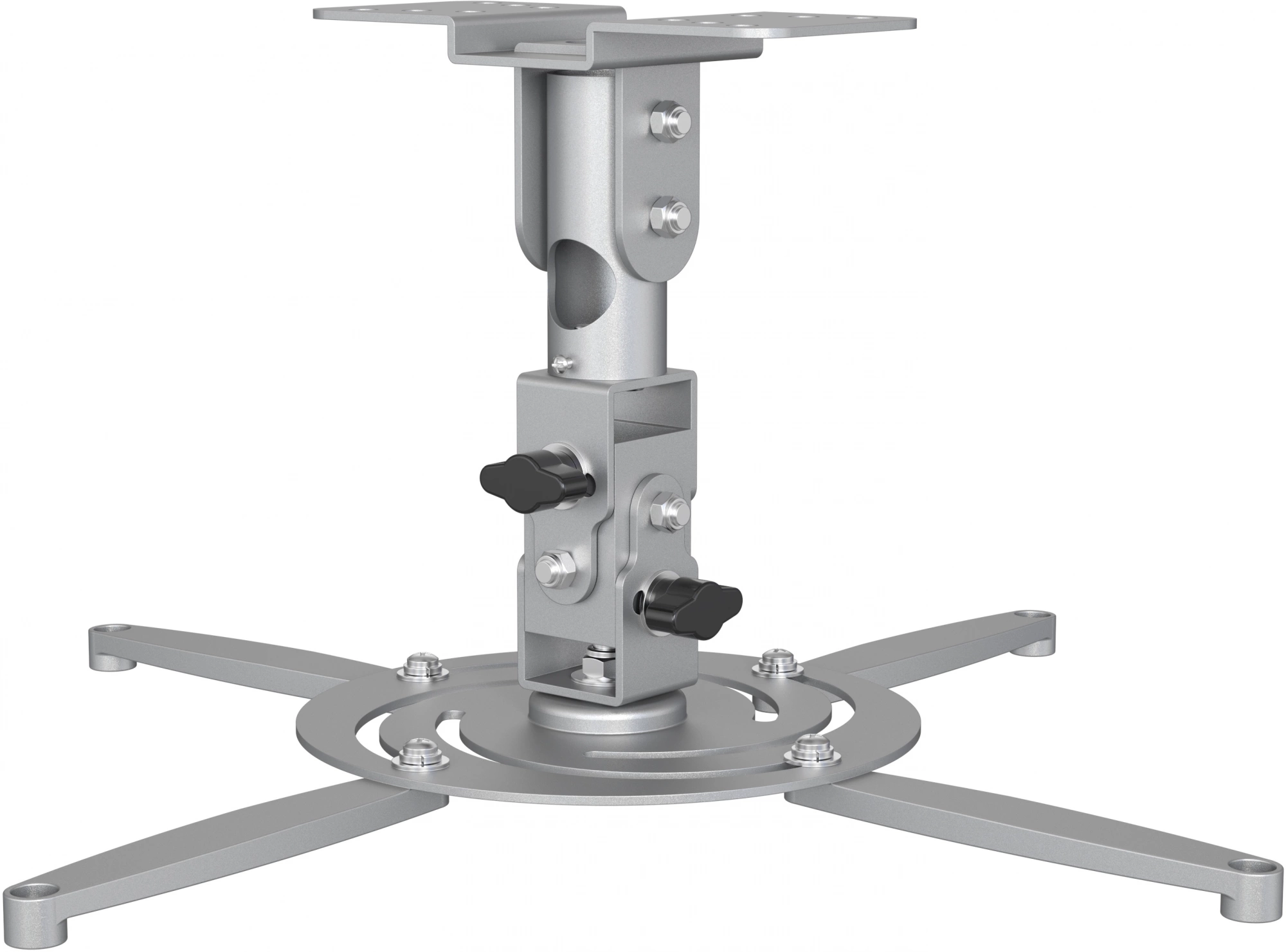 Cactus CS-VM-PR04-AL серебристый Кронштейн для проектора макс.10кг настенный и потолочный поворот Cactus CS-VM-PR04-AL серебристый Кронштейн для проектора макс.10кг настенный и потолочный поворот