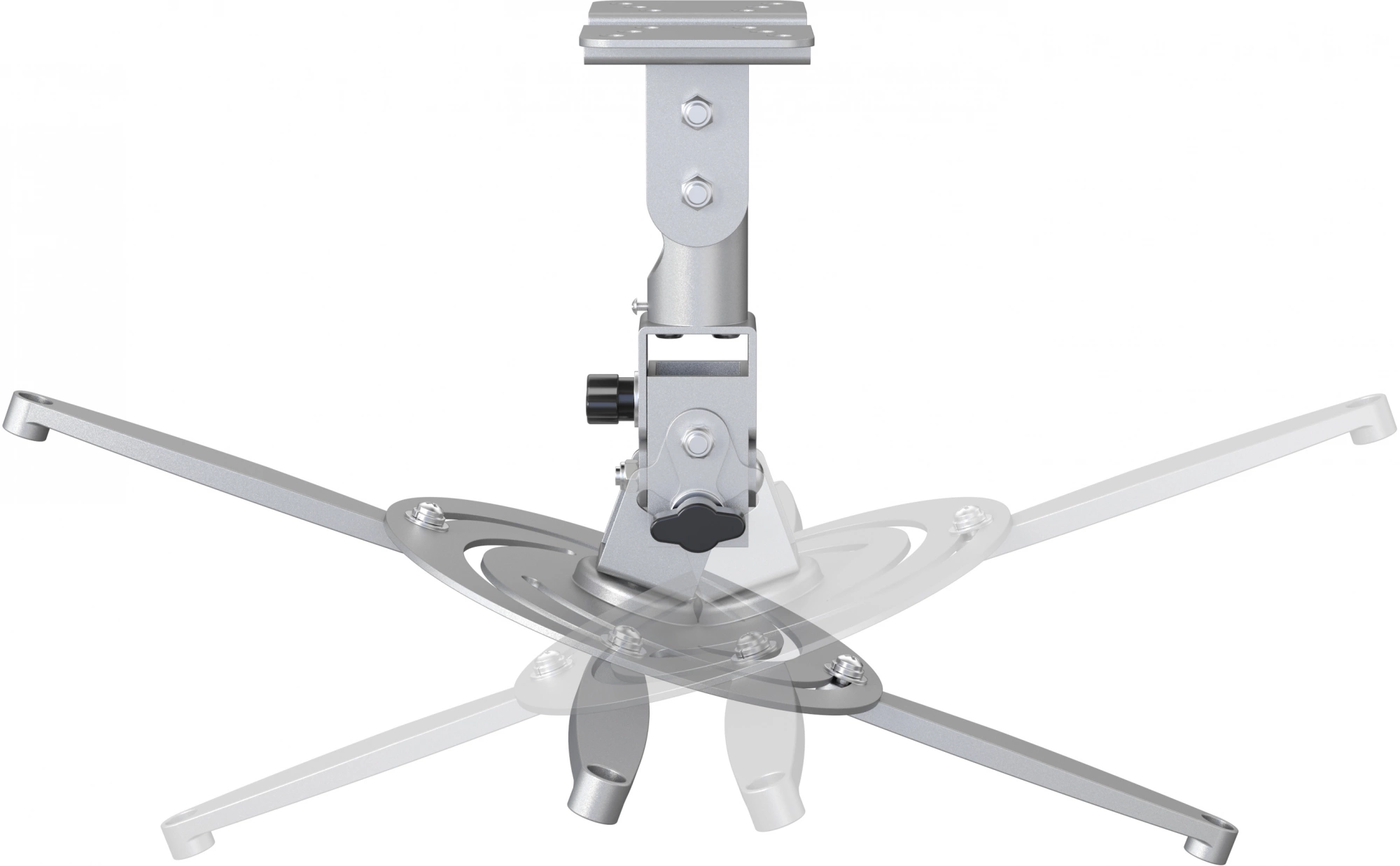 Cactus CS-VM-PR04-AL серебристый Кронштейн для проектора макс.10кг настенный и потолочный поворот Cactus CS-VM-PR04-AL серебристый Кронштейн для проектора макс.10кг настенный и потолочный поворот