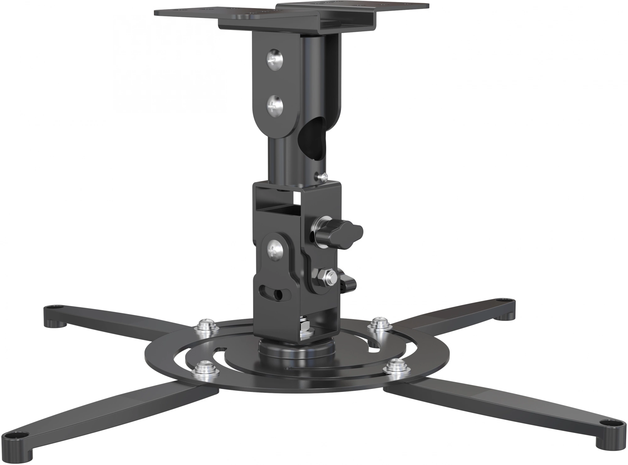 Cactus CS-VM-PR04-BK черный Кронштейн для проектора макс.10кг настенный и потолочный поворот и наклон Cactus CS-VM-PR04-BK черный Кронштейн для проектора макс.10кг настенный и потолочный поворот и наклон