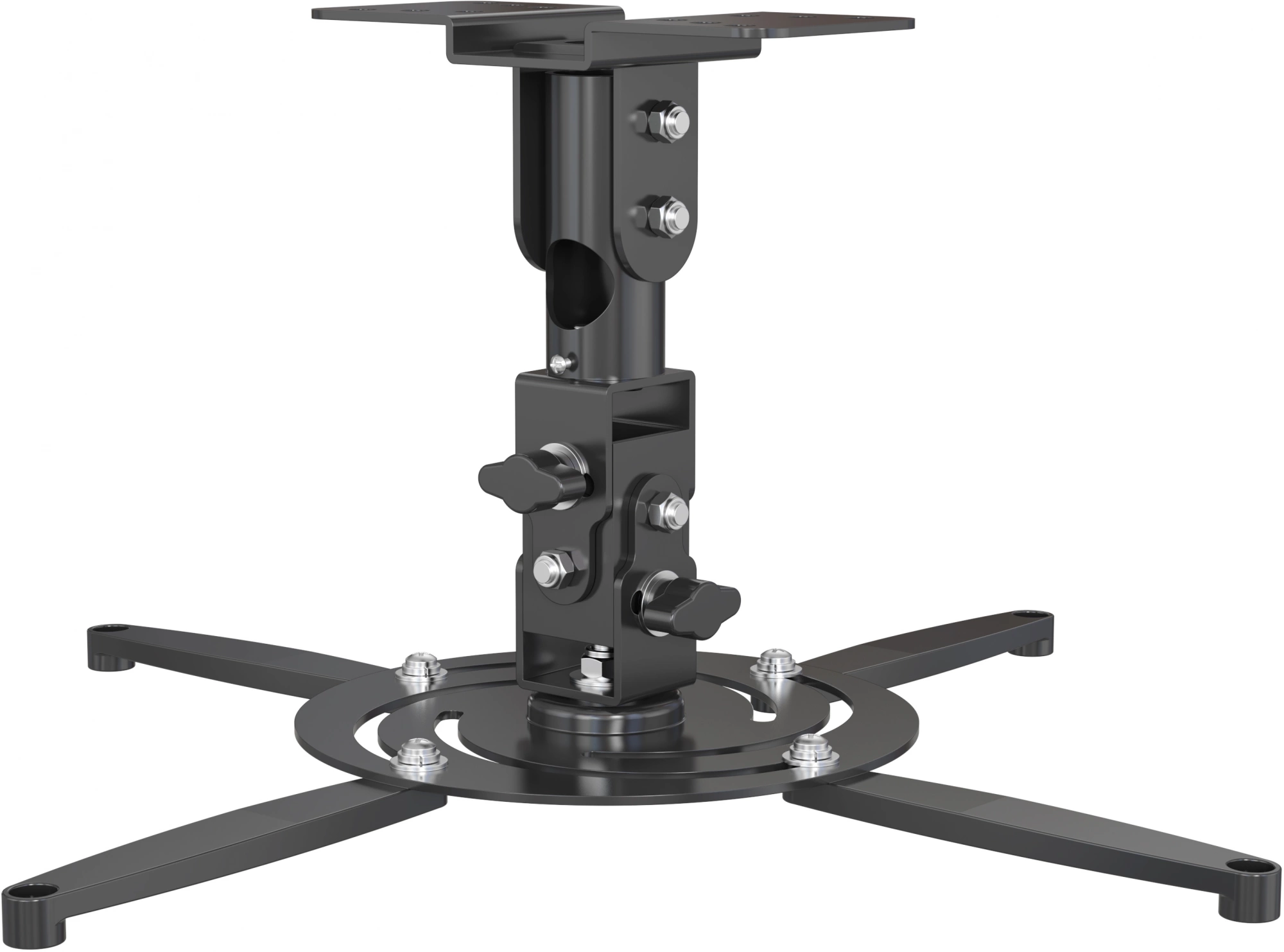 Cactus CS-VM-PR04-BK черный Кронштейн для проектора макс.10кг настенный и потолочный поворот и наклон Cactus CS-VM-PR04-BK черный Кронштейн для проектора макс.10кг настенный и потолочный поворот и наклон