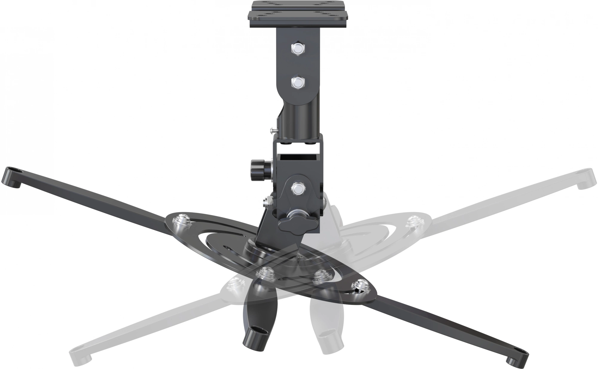 Cactus CS-VM-PR04-BK черный Кронштейн для проектора макс.10кг настенный и потолочный поворот и наклон Cactus CS-VM-PR04-BK черный Кронштейн для проектора макс.10кг настенный и потолочный поворот и наклон