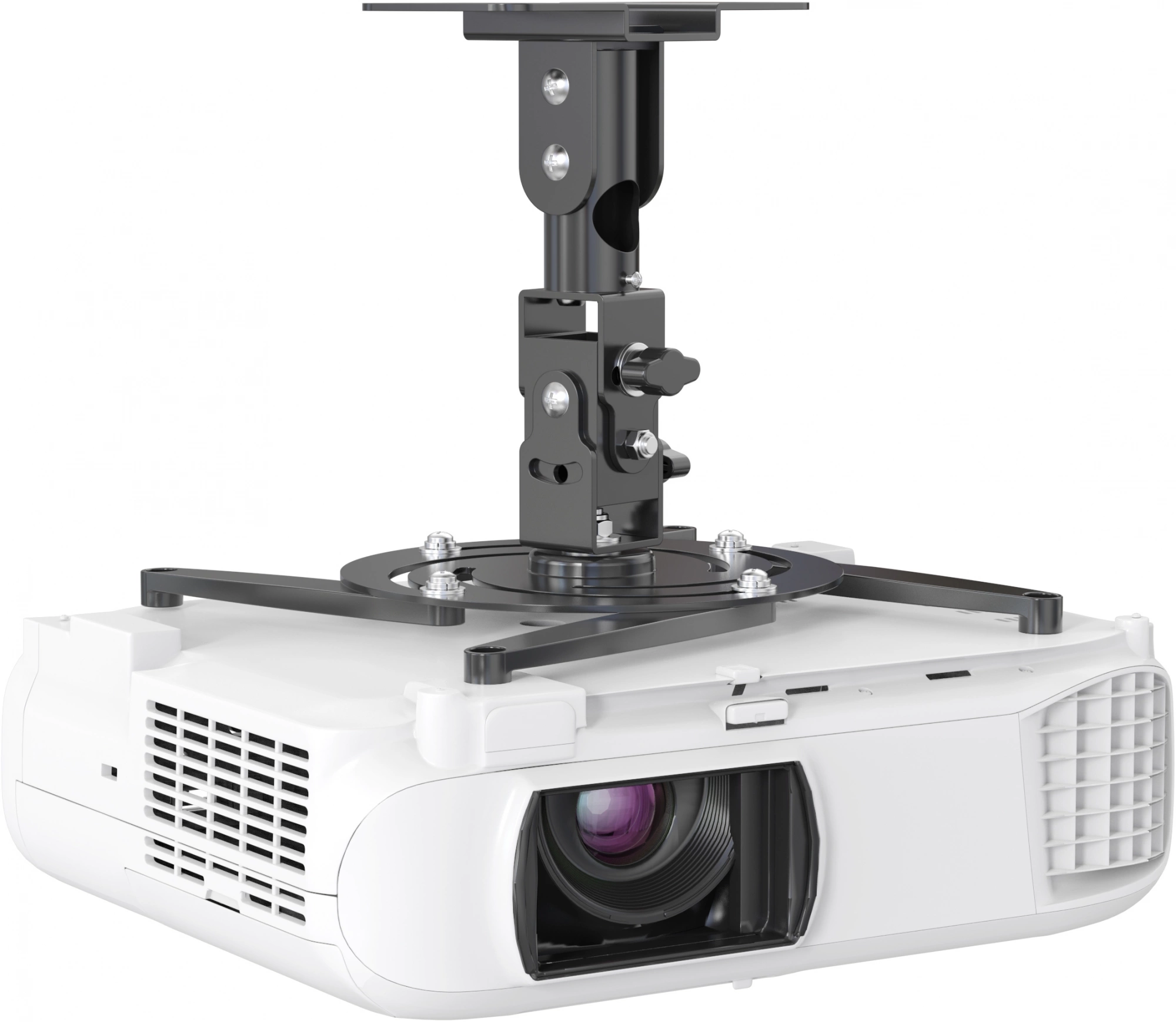 Cactus CS-VM-PR04-BK черный Кронштейн для проектора макс.10кг настенный и потолочный поворот и наклон Cactus CS-VM-PR04-BK черный Кронштейн для проектора макс.10кг настенный и потолочный поворот и наклон