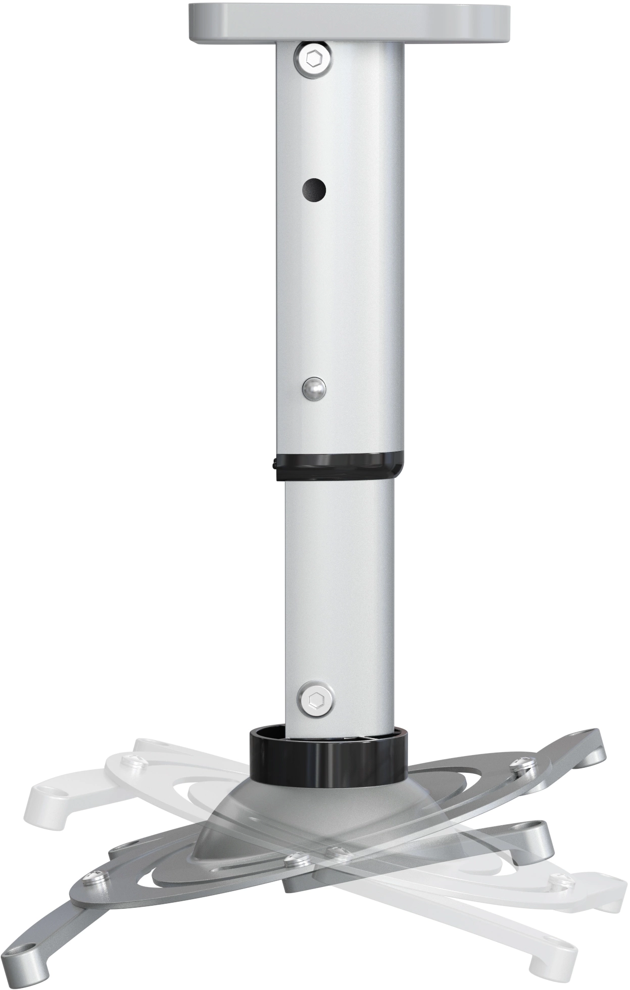 Cactus CS-VM-PR05M-AL серебристый Кронштейн для проектора макс.10кг настенный и потолочный поворот Cactus CS-VM-PR05M-AL серебристый Кронштейн для проектора макс.10кг настенный и потолочный поворот