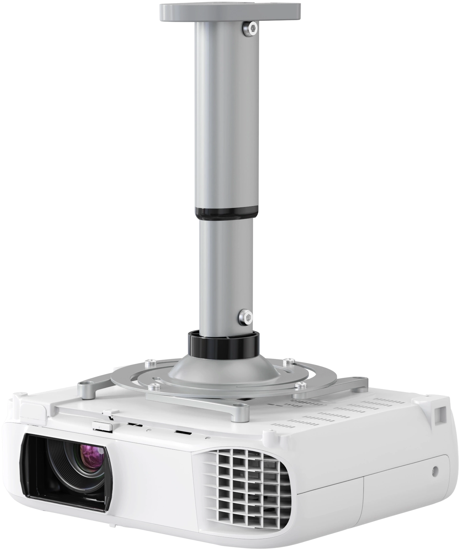 Cactus CS-VM-PR05M-AL серебристый Кронштейн для проектора макс.10кг настенный и потолочный поворот Cactus CS-VM-PR05M-AL серебристый Кронштейн для проектора макс.10кг настенный и потолочный поворот