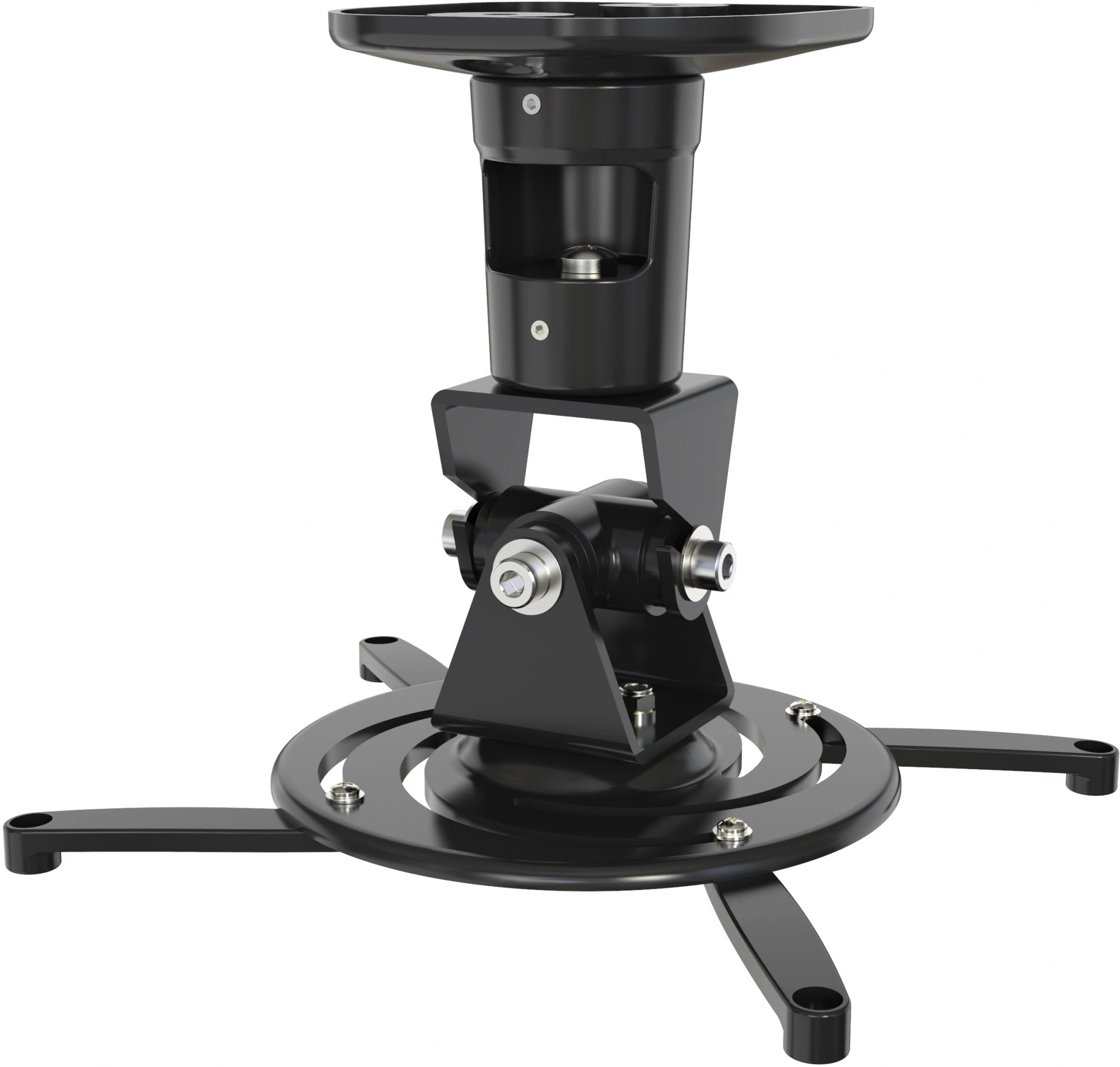 Cactus CS-VM-PR01-BK черный Кронштейн для проектора макс.10кг настенный и потолочный поворот и наклон Cactus CS-VM-PR01-BK черный Кронштейн для проектора макс.10кг настенный и потолочный поворот и наклон