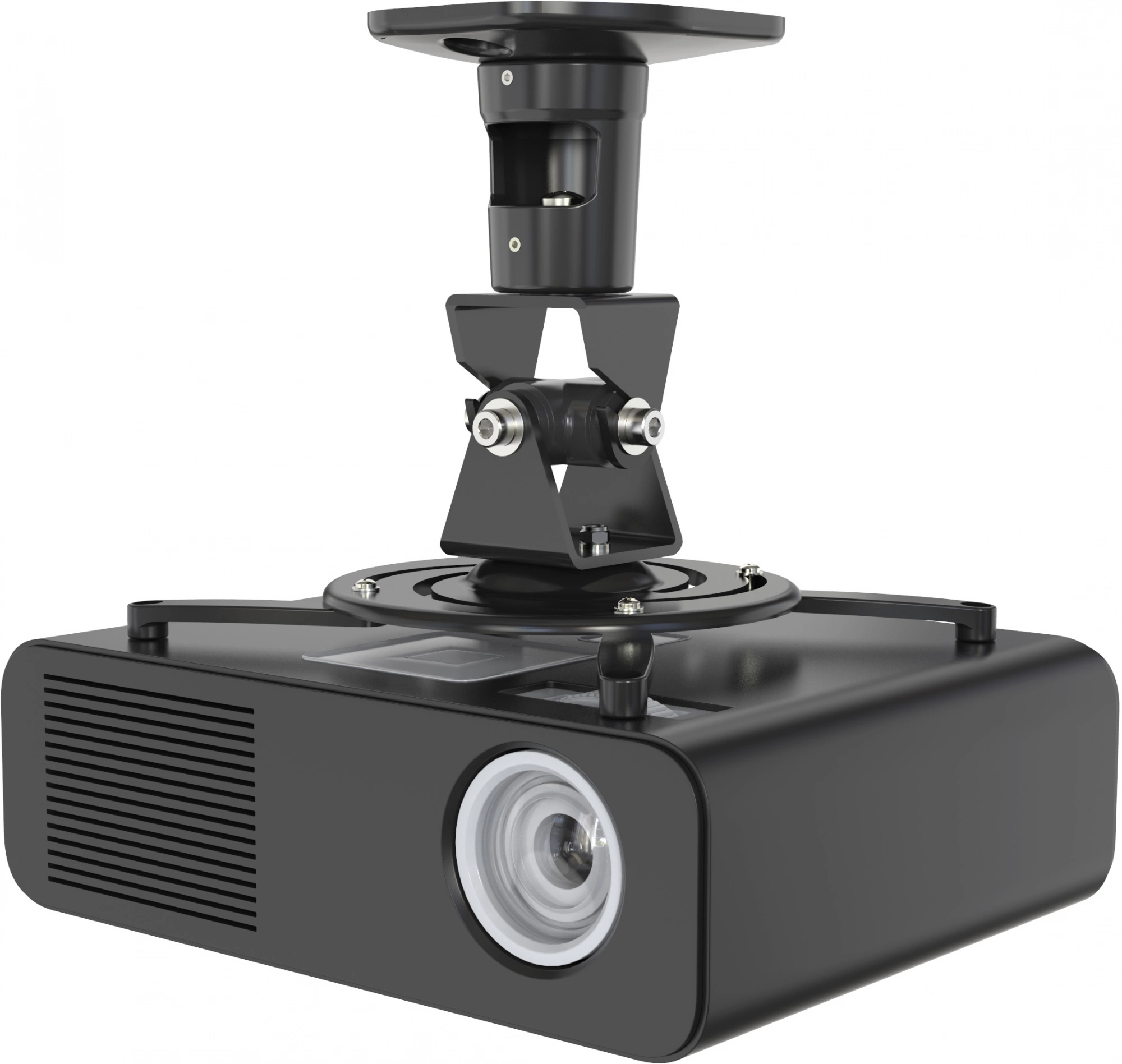 Cactus CS-VM-PR01-BK черный Кронштейн для проектора макс.10кг настенный и потолочный поворот и наклон Cactus CS-VM-PR01-BK черный Кронштейн для проектора макс.10кг настенный и потолочный поворот и наклон