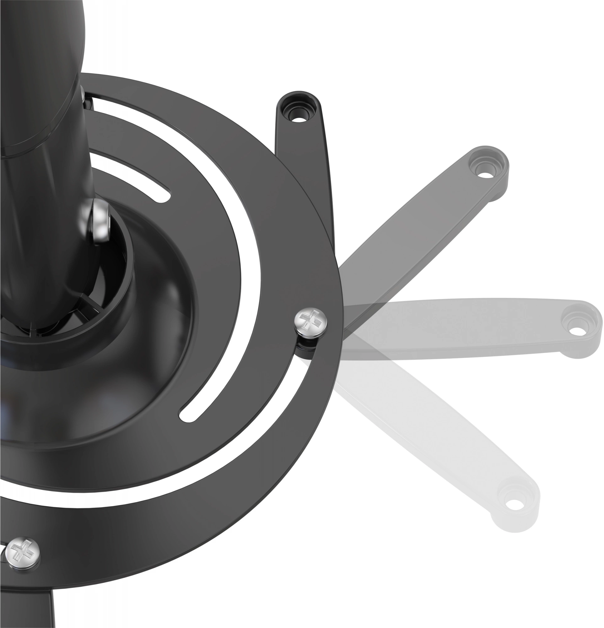 Cactus CS-VM-PR05M-BK черный Кронштейн для проектора макс.10кг настенный и потолочный поворот и наклон