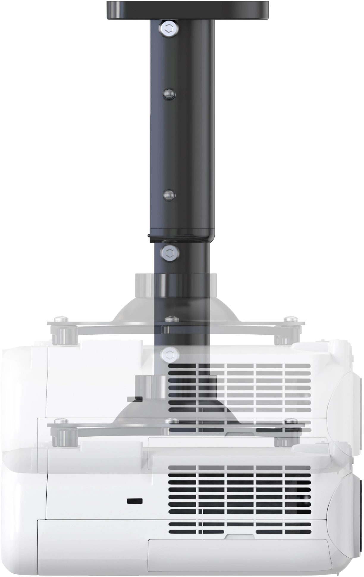 Cactus CS-VM-PR05M-BK черный Кронштейн для проектора макс.10кг настенный и потолочный поворот и наклон