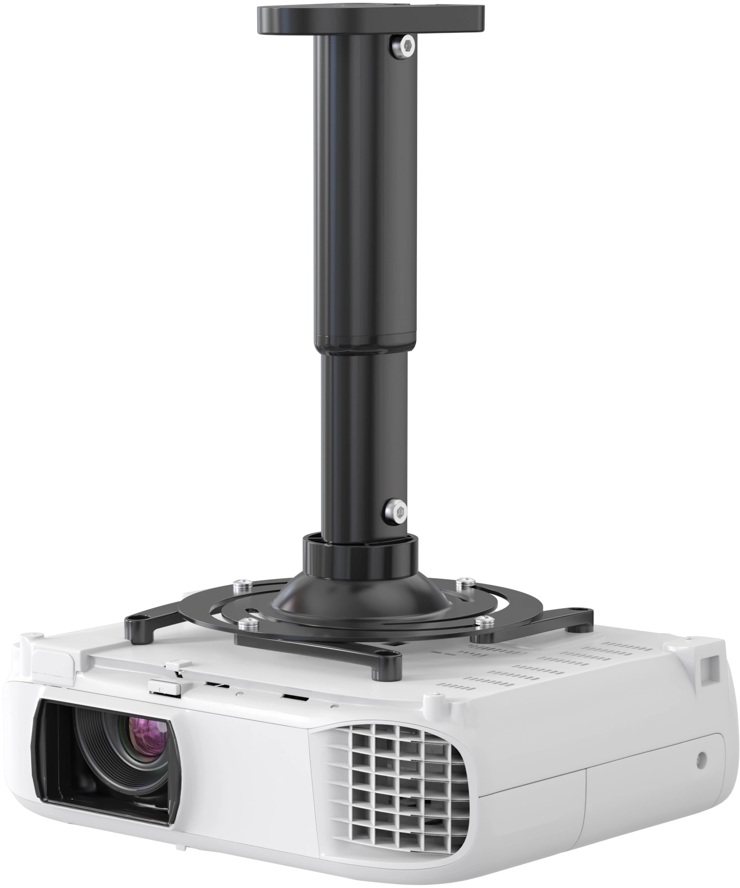 Cactus CS-VM-PR05M-BK черный Кронштейн для проектора макс.10кг настенный и потолочный поворот и наклон