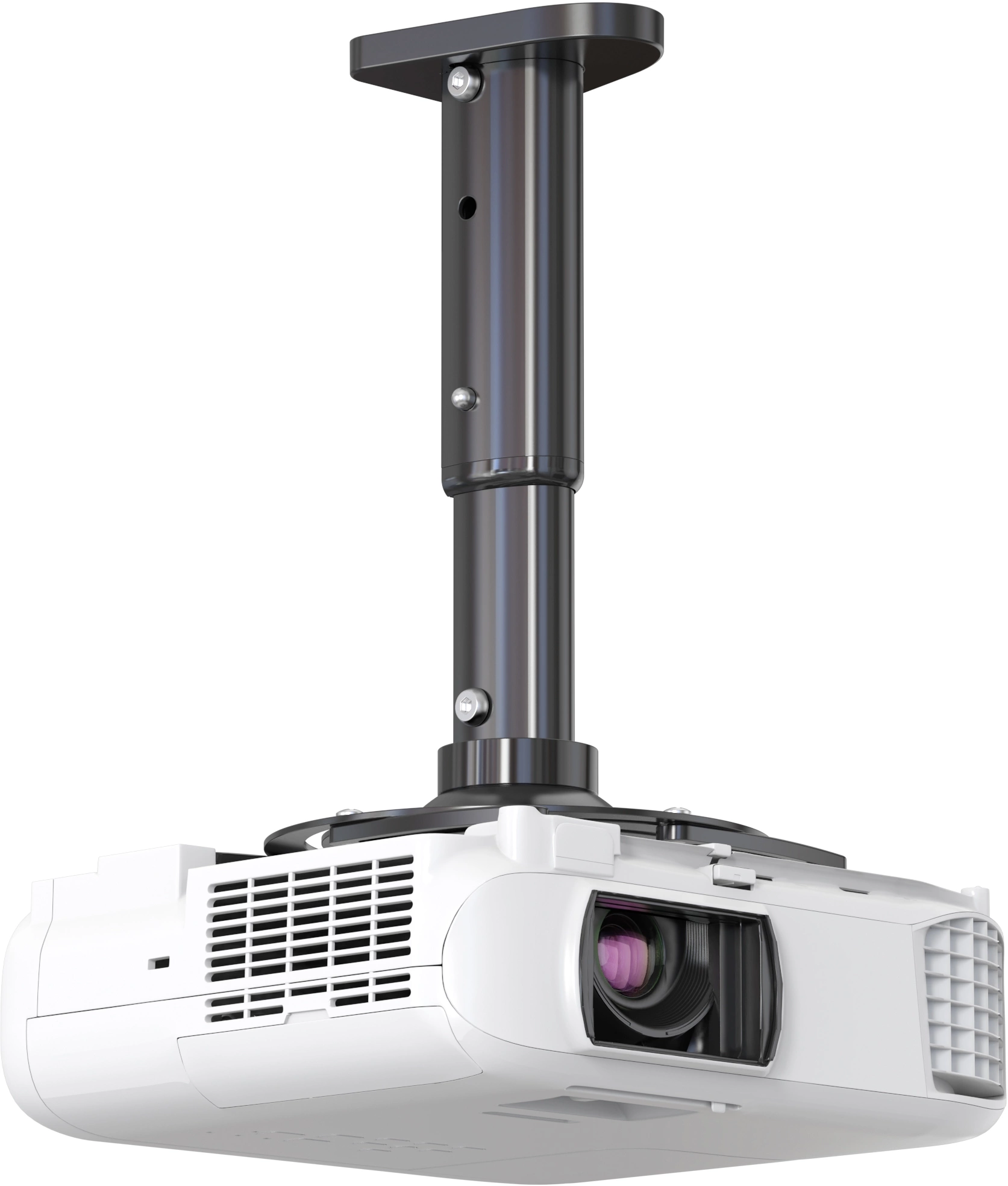 Cactus CS-VM-PR05M-BK черный Кронштейн для проектора макс.10кг настенный и потолочный поворот и наклон