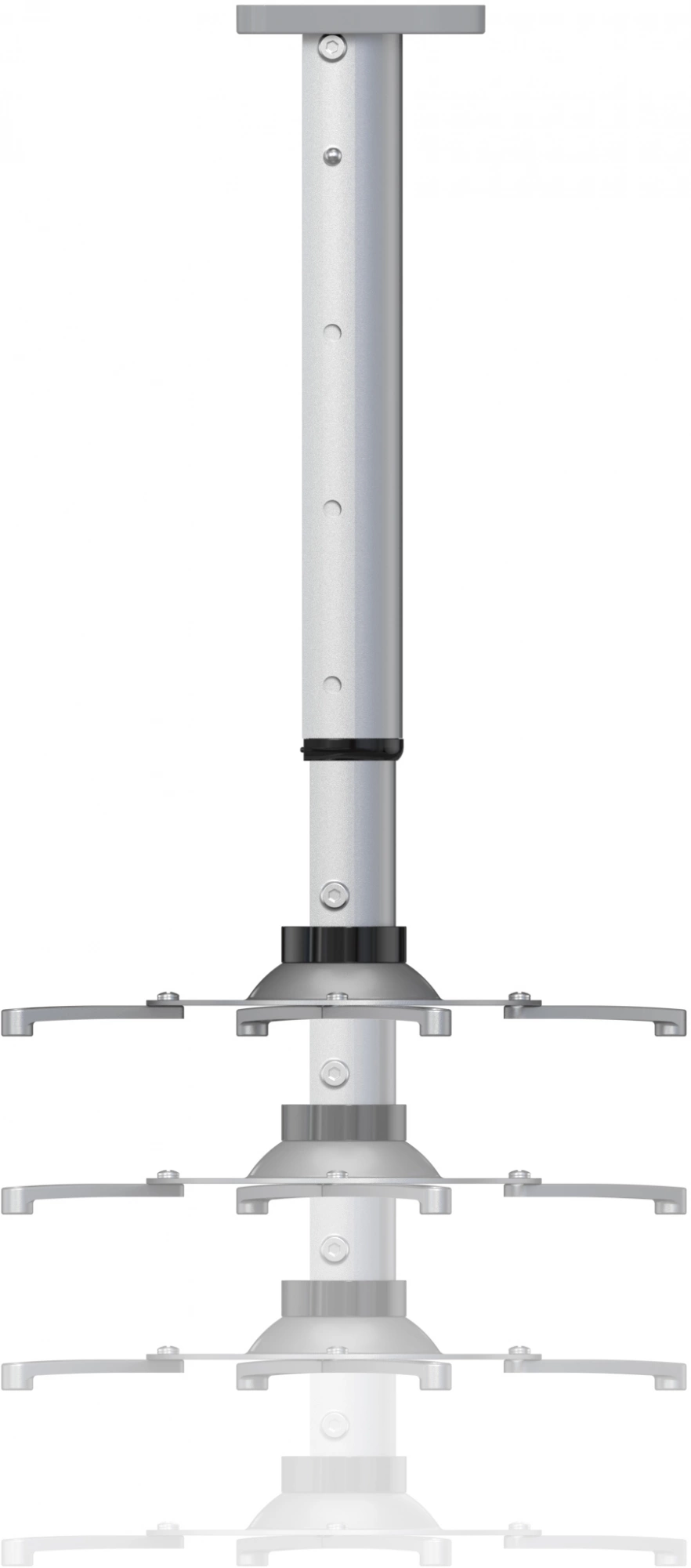 Cactus CS-VM-PR05L-AL серебристый Кронштейн для проектора макс.10кг настенный и потолочный поворот