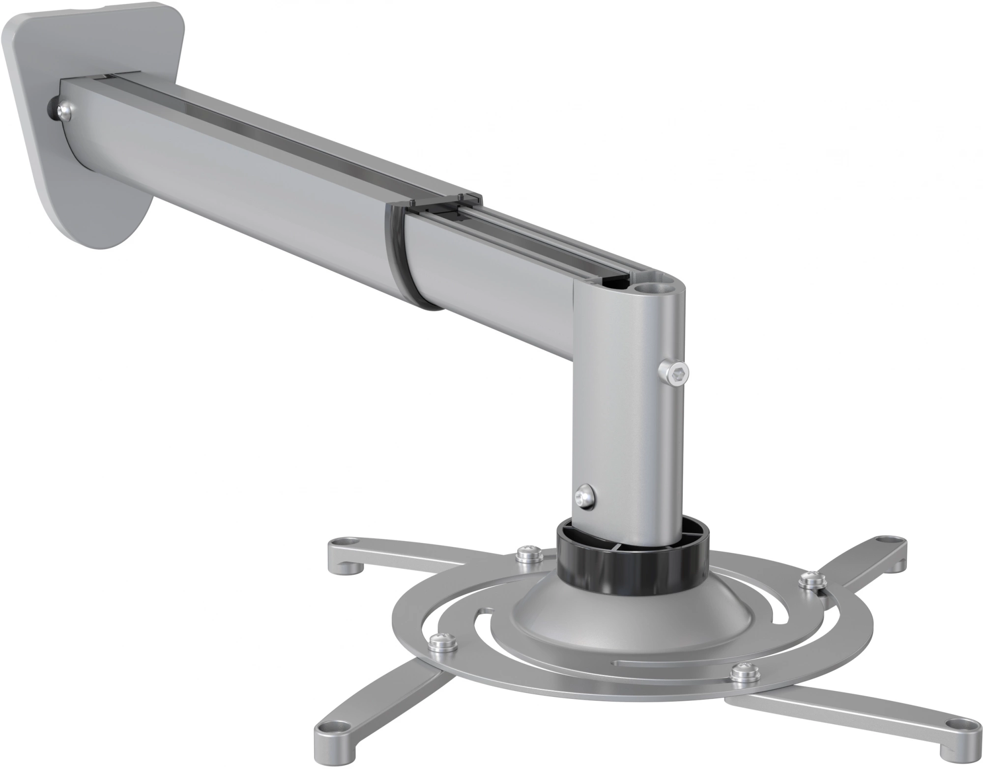 Cactus CS-VM-PR05BL-AL серебристый Кронштейн для проектора макс.10кг настенный и потолочный поворот