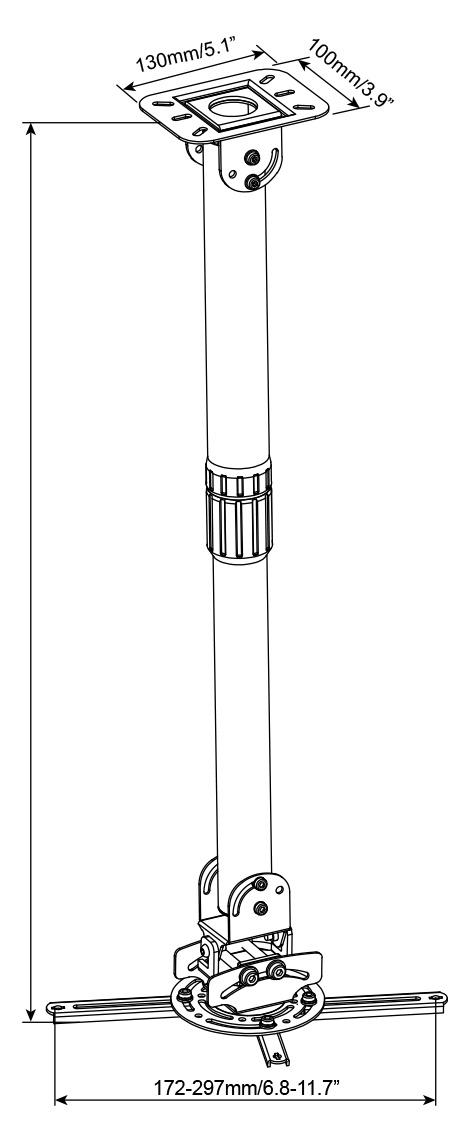 Кронштейн для проектора  CS-VM-PR16L-AL