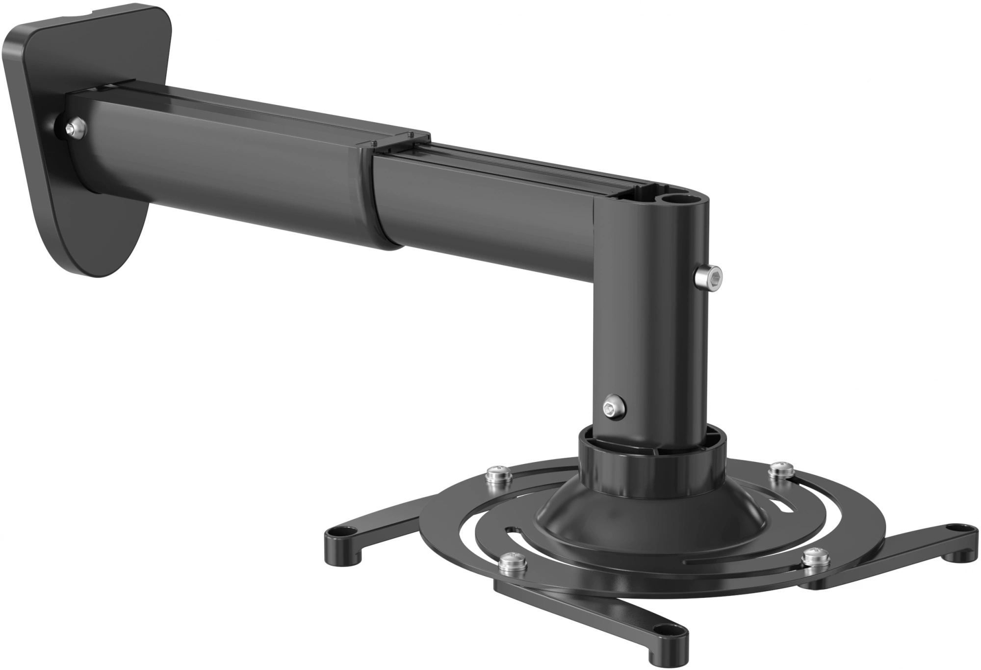 Cactus CS-VM-PR05B-BK черный Кронштейн для проектора макс.10кг настенный поворот и наклон Cactus CS-VM-PR05B-BK черный Кронштейн для проектора макс.10кг настенный поворот и наклон