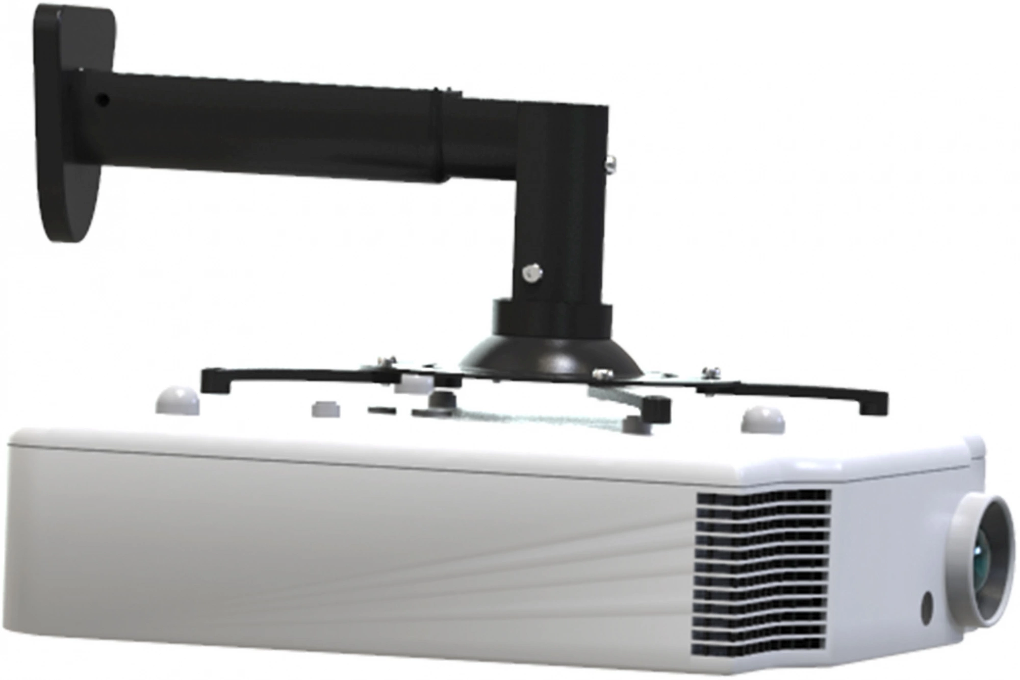 Cactus CS-VM-PR05B-BK черный Кронштейн для проектора макс.10кг настенный поворот и наклон Cactus CS-VM-PR05B-BK черный Кронштейн для проектора макс.10кг настенный поворот и наклон