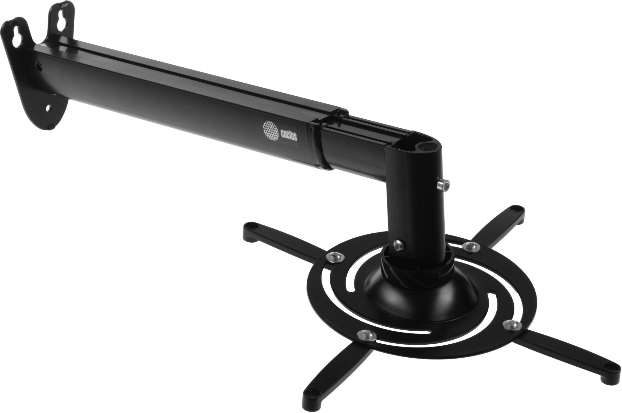 Cactus CS-VM-PR05BL-BK черный Кронштейн для проектора макс.10кг настенный и потолочный поворот и наклон Cactus CS-VM-PR05BL-BK черный Кронштейн для проектора макс.10кг настенный и потолочный поворот и наклон