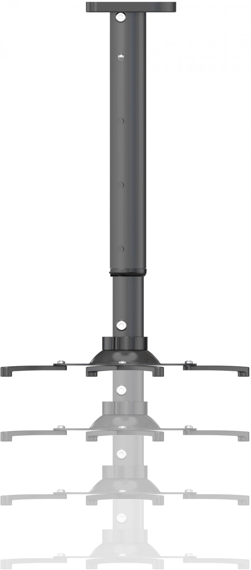 Cactus CS-VM-PR05L-BK черный Кронштейн для проектора макс.10кг настенный и потолочный поворот Cactus CS-VM-PR05L-BK черный Кронштейн для проектора макс.10кг настенный и потолочный поворот