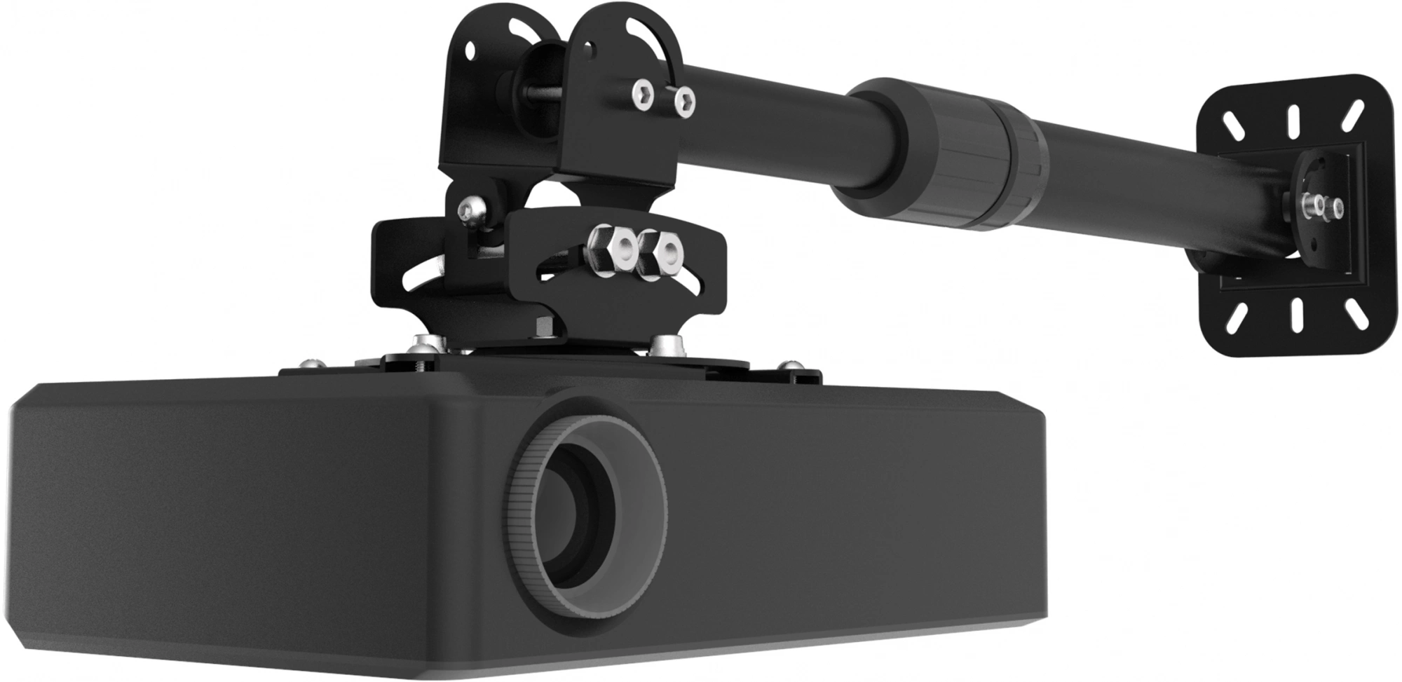 Cactus CS-VM-PR16L-BK черный Кронштейн для проектора макс.13.6кг настенный и потолочный поворот и наклон Cactus CS-VM-PR16L-BK черный Кронштейн для проектора макс.13.6кг настенный и потолочный поворот и наклон