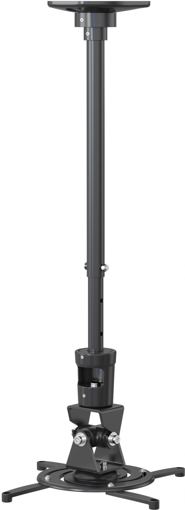 Cactus CS-VM-PR01L-BK черный Кронштейн для проектора макс.10кг настенный и потолочный поворот