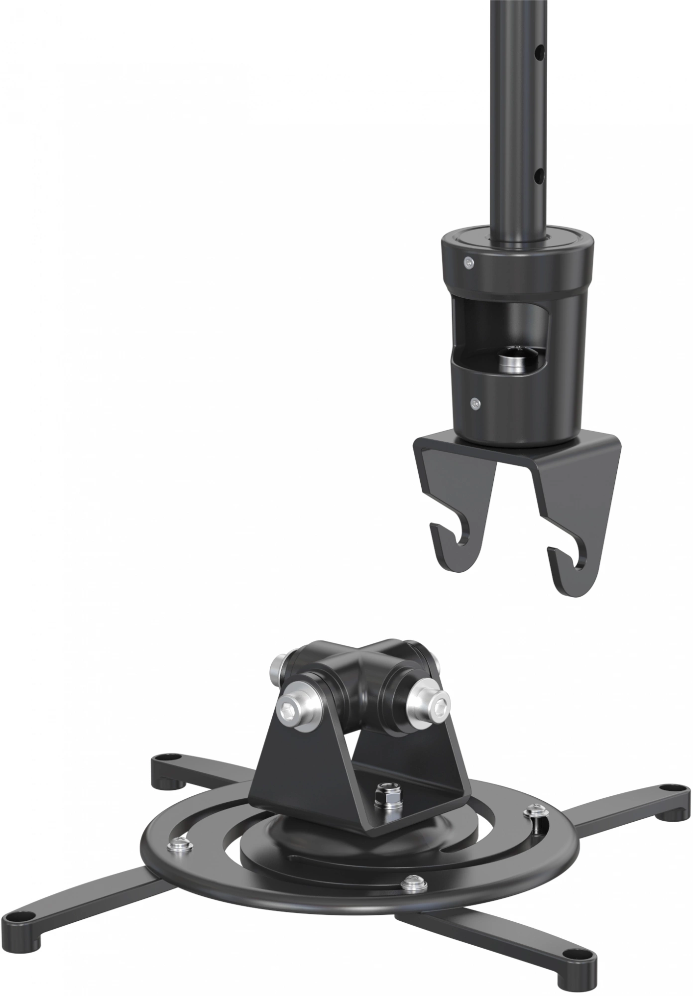 Cactus CS-VM-PR01L-BK черный Кронштейн для проектора макс.10кг настенный и потолочный поворот