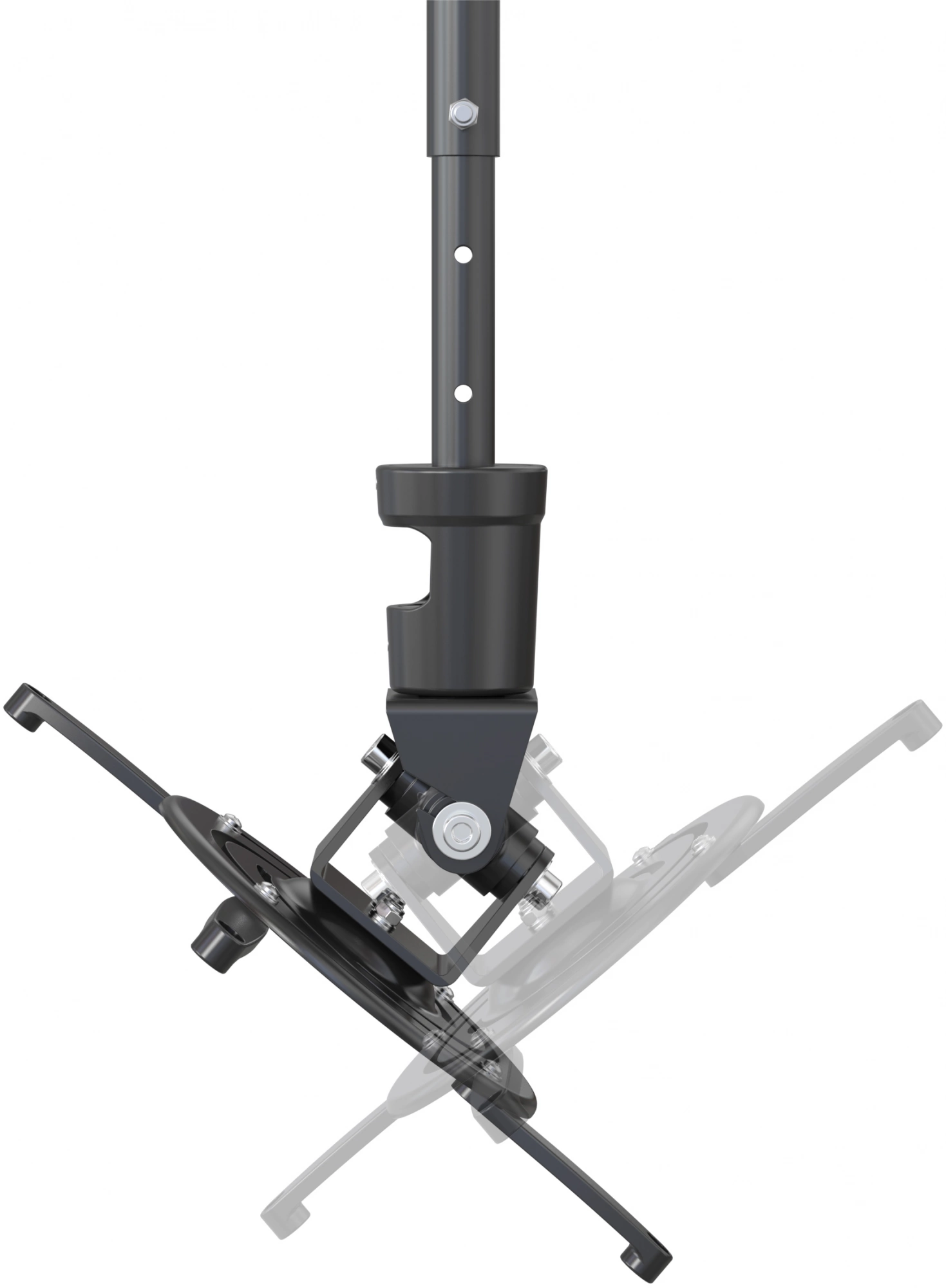 Cactus CS-VM-PR01L-BK черный Кронштейн для проектора макс.10кг настенный и потолочный поворот