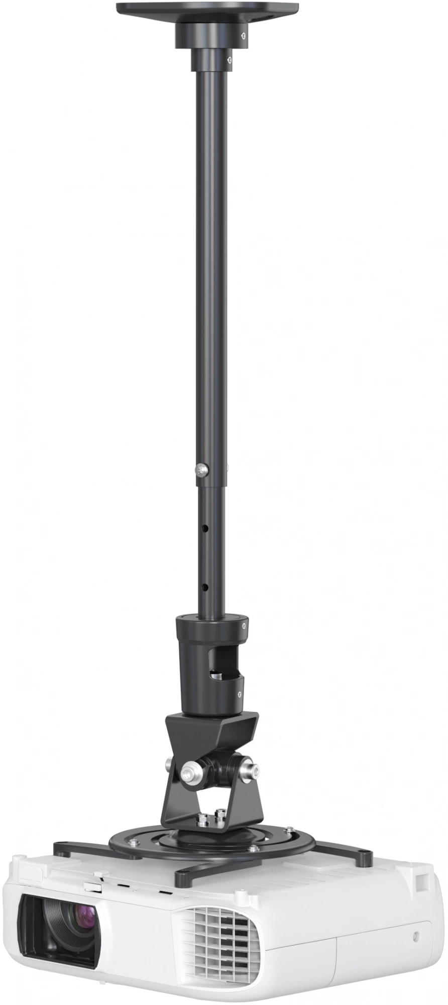 Cactus CS-VM-PR01L-BK черный Кронштейн для проектора макс.10кг настенный и потолочный поворот