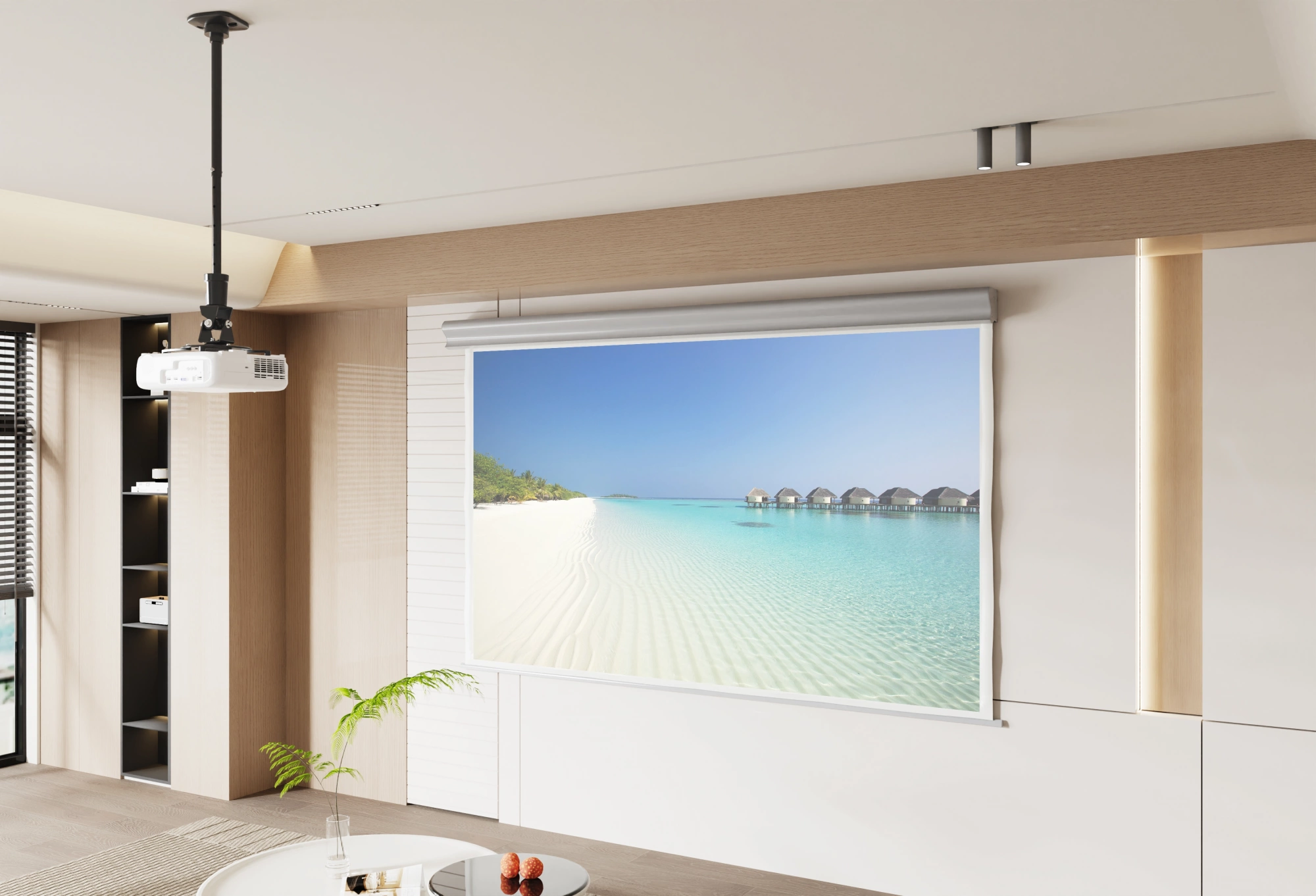 Cactus CS-VM-PR01L-BK черный Кронштейн для проектора макс.10кг настенный и потолочный поворот