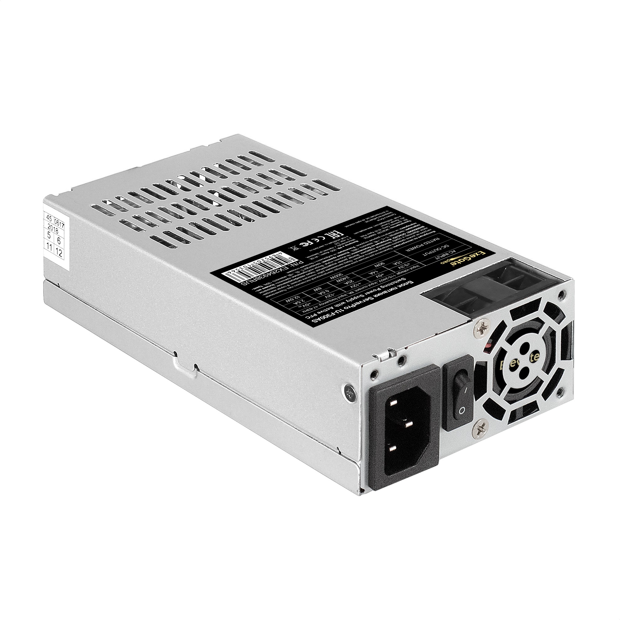 Exegate EX264938RUS Серверный БП 300W <ServerPRO-1U-F300AS>, APFC, унив. для Flex1U, 24pin, 4pin,3xSATA, 2xIDE Exegate EX264938RUS Серверный БП 300W <ServerPRO-1U-F300AS>, APFC, унив. для Flex1U, 24pin, 4pin,3xSATA, 2xIDE