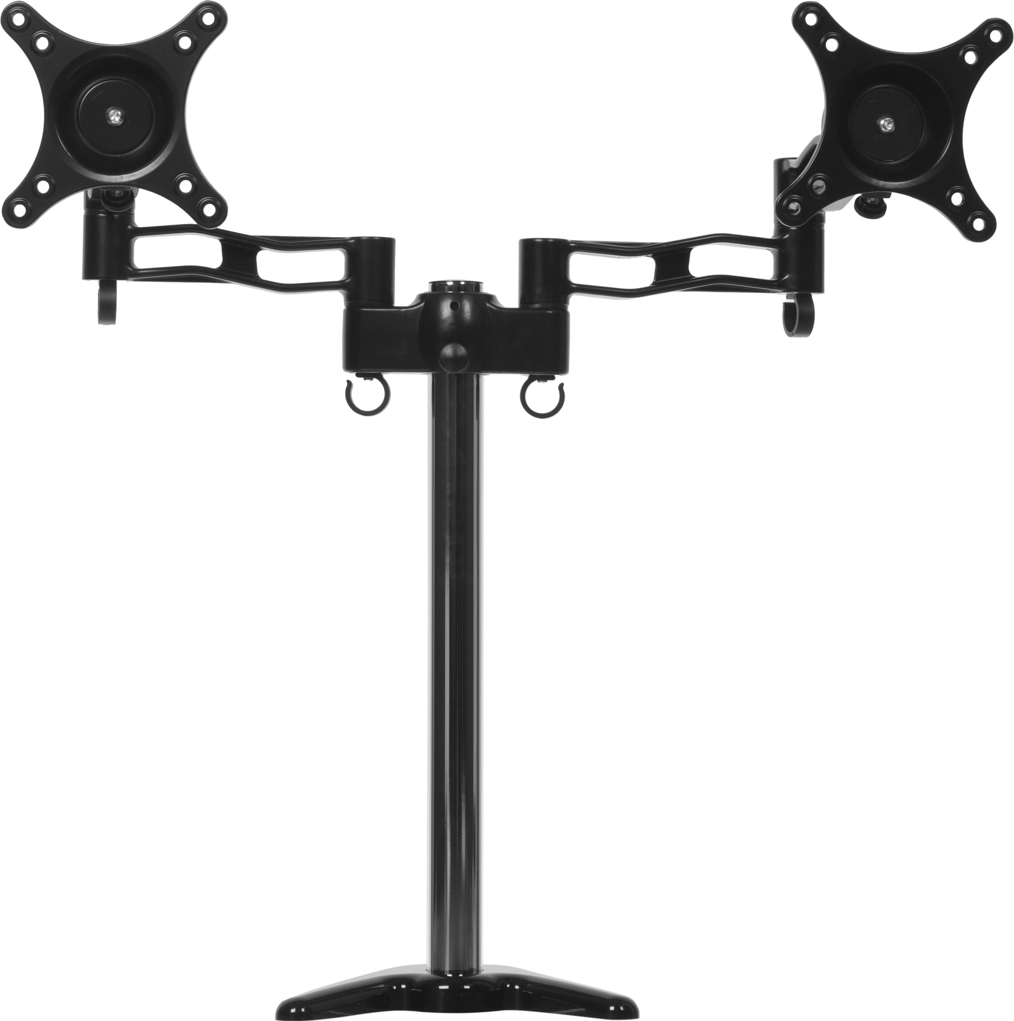 Cactus CS-VM-D08-BK черный Кронштейн для 2-х мониторов 13"-27" макс.8кг настольный поворот и наклон