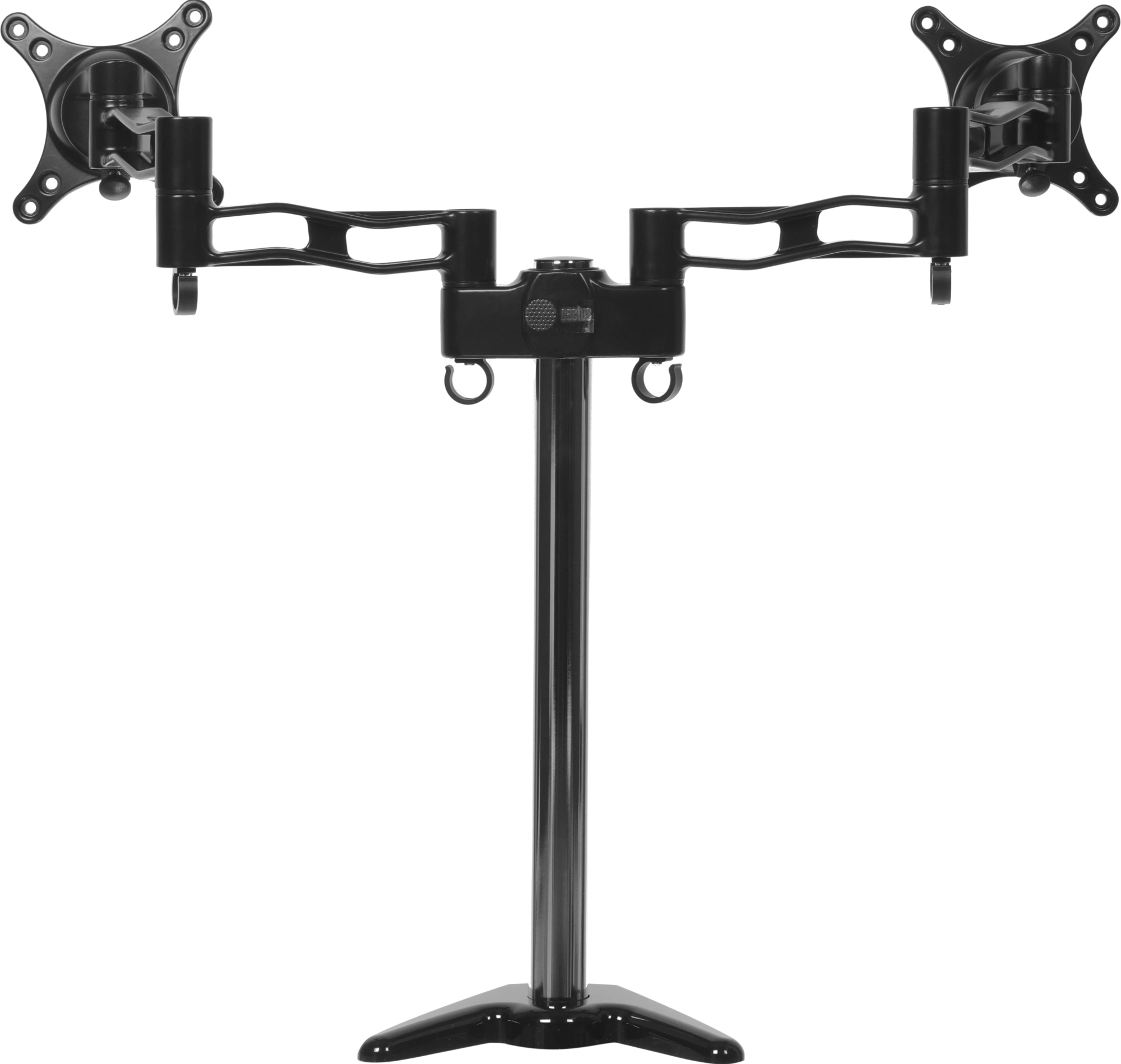 Cactus CS-VM-D08-BK черный Кронштейн для 2-х мониторов 13"-27" макс.8кг настольный поворот и наклон