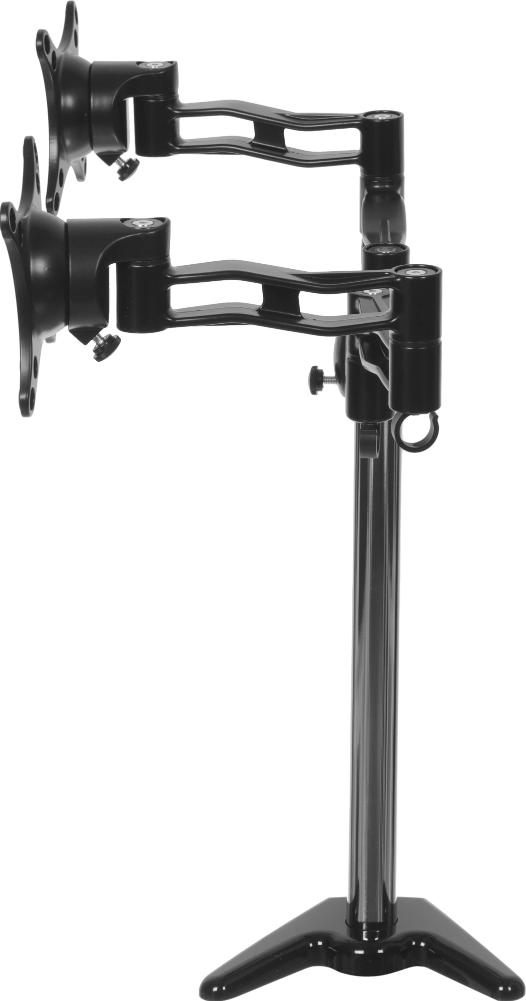 Cactus CS-VM-D08-BK черный Кронштейн для 2-х мониторов 13"-27" макс.8кг настольный поворот и наклон