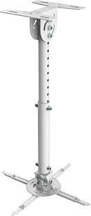 Wize WPB-W белый {Потолочные, Макс. крепежное расстояние 260х260, макс. вес нагрузки 12 кг, Наклон,поворот °+/-15, расстояние от стены/ потолка 43-64 см}