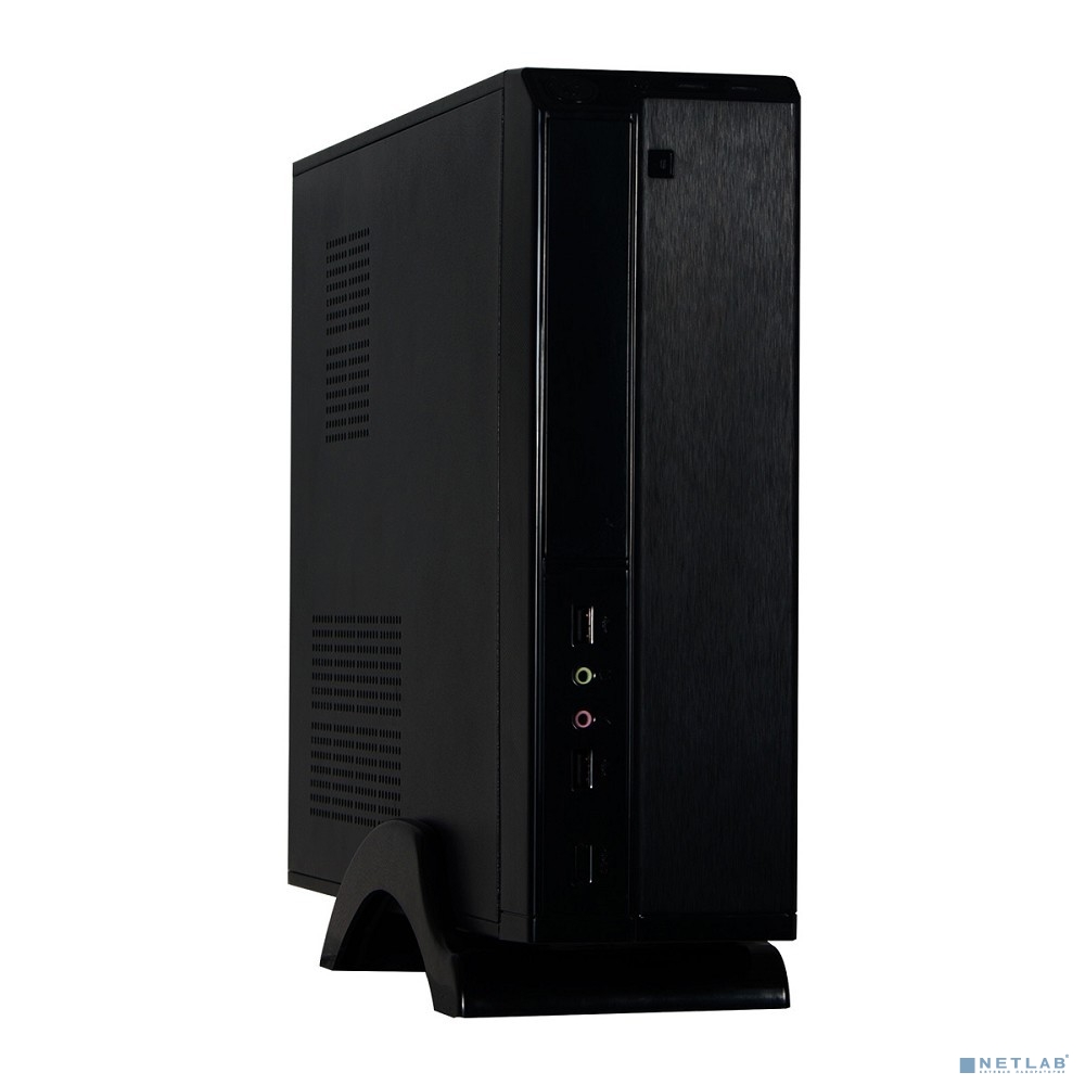 Exegate EX268692RUS Корпус MiniITX Exegate MI-207 Black, miniITX/mATX, &lt;без БП&gt;, 2*USB, Audio