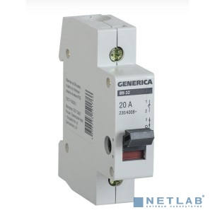 Iek MNV15-1-063 Выключатель нагрузки (мини-рубильник) ВН-32 1Р 63А GENERICA Iek MNV15-1-063 Выключатель нагрузки (мини-рубильник) ВН-32 1Р 63А GENERICA