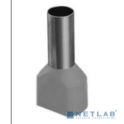 Iek UTE10-4-D4-0-100 Наконечник-гильза НГИ2 4,0-12 (серый, 20шт) ИЭК