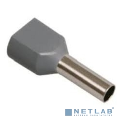 Iek UTE10-4-D4-0-100 Наконечник-гильза НГИ2 4,0-12 (серый, 20шт) ИЭК
