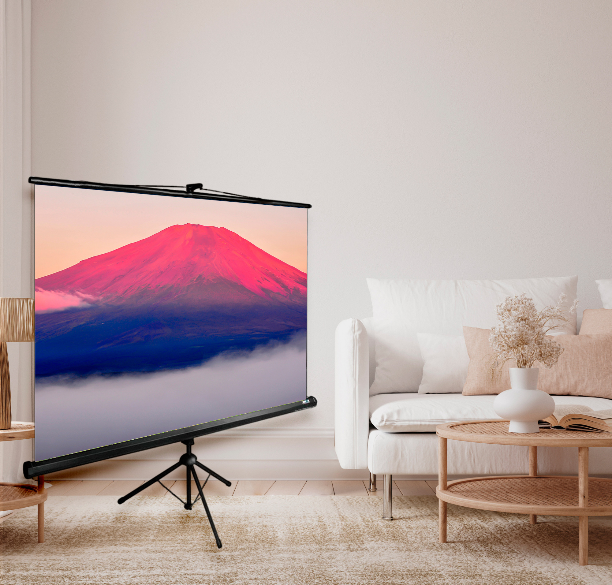 Экран Cactus TriExpert CS-PSTE-200x150-BK 150x200 см 4:3 напольный рулонный