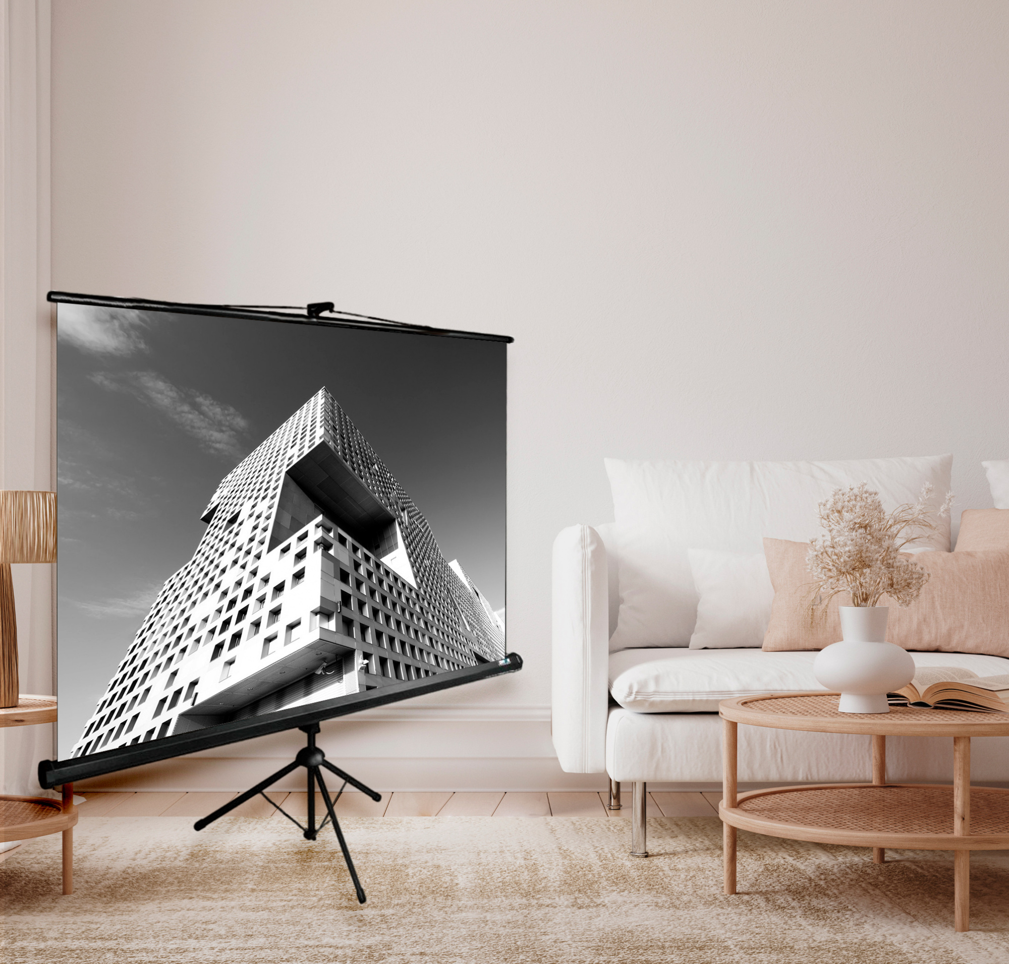 Экран Cactus TriExpert CS-PSTE-180x180-BK Экран 180x180 см 1:1 напольный рулонный