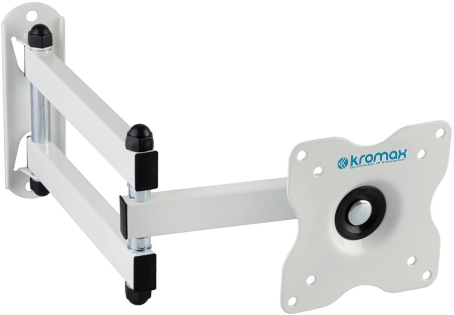 Kromax DIX-15 белый , Кр. стал. наст. для TV 15"-28", max 30 кг Kromax DIX-15 белый , Кр. стал. наст. для TV 15"-28", max 30 кг